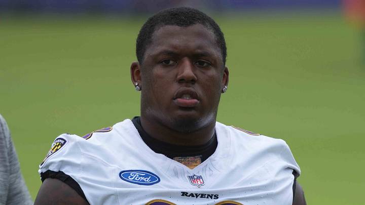 Baltimore Ravens lineman Aeneas Peebles