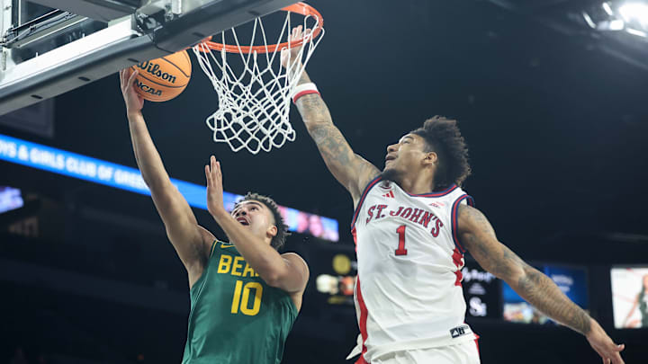 St. John's v Baylor - 2025 Players Era Tournament; St. John's basketball forward Dillon Mitchell
