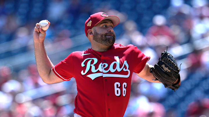 Cincinnati Reds pitcher Brett Kennedy Cincinnati Reds pitcher Brett Kennedy