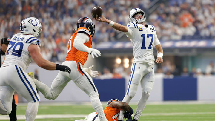 Daniel Jones of the Indianapolis Colts