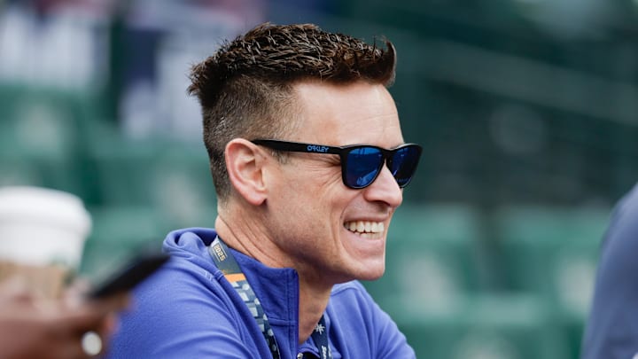 Jerry Dipoto looks on before game one of the ALDS round between the Seattle Mariners and Detroit Tigers. Jerry Dipoto looks on before game one of the ALDS round between the Seattle Mariners and Detroit Tigers.