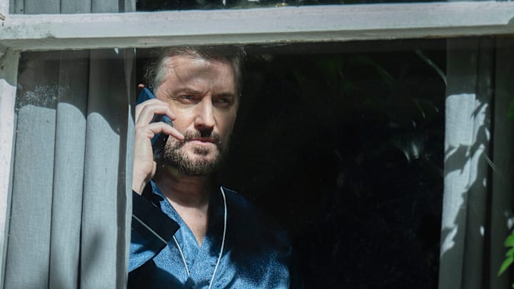 Missing You. Richard Armitage as Stagger in Missing You. Cr. Vishal Sharma/Netflix © 2024. Missing You. Richard Armitage as Stagger in Missing You. Cr. Vishal Sharma/Netflix © 2024.