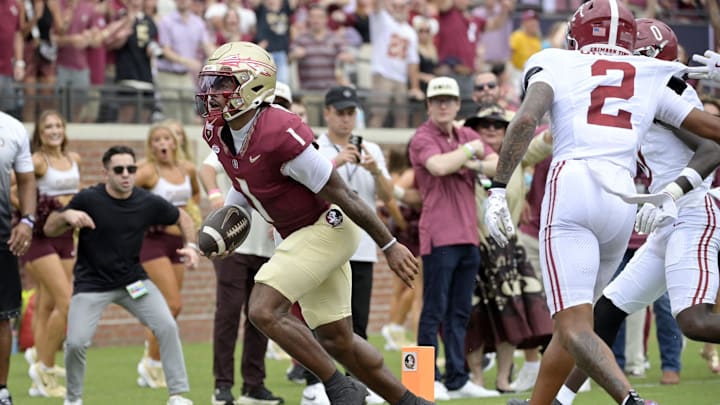 Alabama was upset by unranked Florida State 31-17 on Saturday.