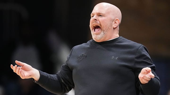 Saint Louis Billkens head coach Josh Schertz Saint Louis Billkens head coach Josh Schertz