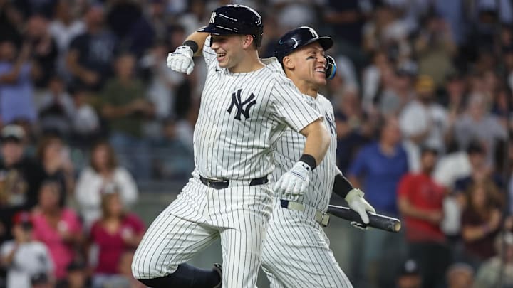 Ben Rice y Aaron Judge igualaron registro histórico de los Yankees, de Yogi Berra y Mickey Mantle