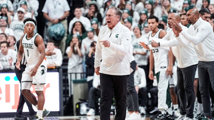Michigan State head coach Tom Izzo Michigan State head coach Tom Izzo