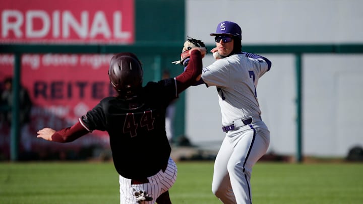 The Missouri State Bears took on the Kansas State Wildcats at Hammons Field on Wednesday, April 3, 2024.