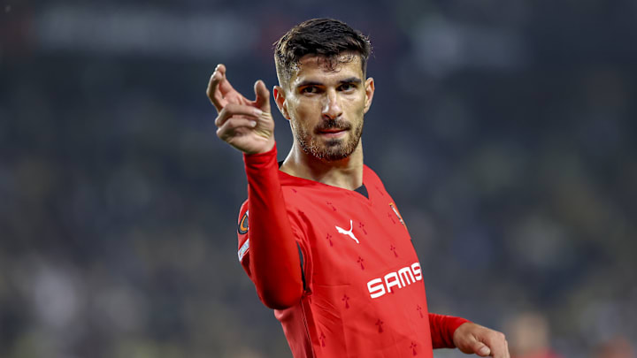 Martin Terrier, joueur le mieux payé du Stade Rennais.