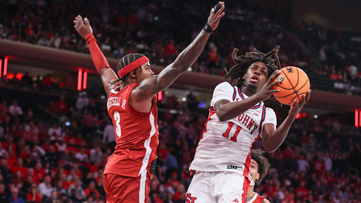 St. John's Red Storm guard Ian Jackson (11) St. John's Red Storm guard Ian Jackson (11)