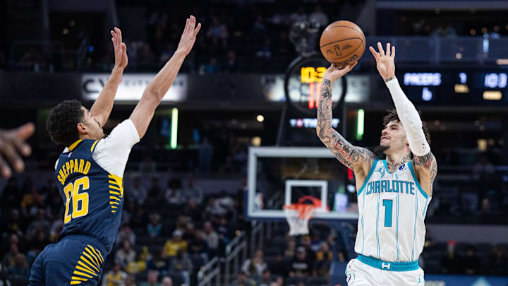 Hornets guard LaMelo Ball fired back at a report that he was open to being traded away from Charlotte.