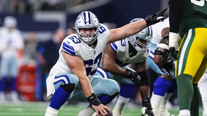 Former Dallas Cowboys center Tyler Biadasz