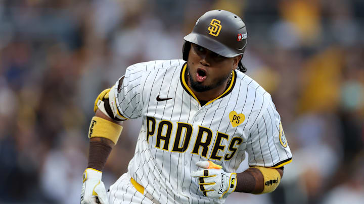 San Diego Padres infielder Luis Arraez