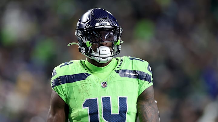 DK Metcalf of the Seattle Seahawks