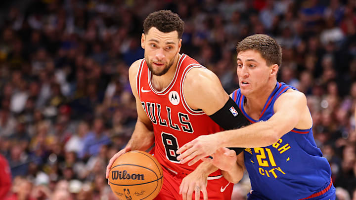 Zach LaVine, Chicago Bulls and Collin Gillespie, Denver Nuggets
