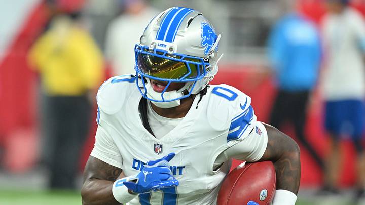 Jahmyr Gibbs and the Lions are home favorites against the Jets.