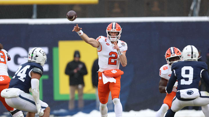 Clemson quarterback Cade Klubnik (2) was selected by the New York Jets in the fourth round of the 2026 NFL Draft.