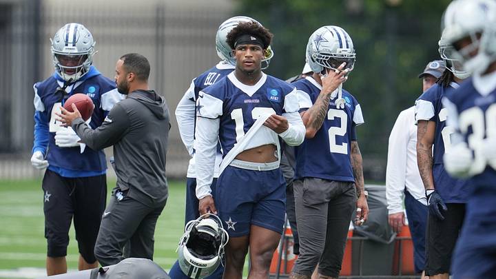 Dallas Cowboys safety Caleb Downs. Dallas Cowboys safety Caleb Downs.