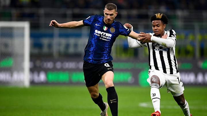 Edin Dzeko e Weston McKennie