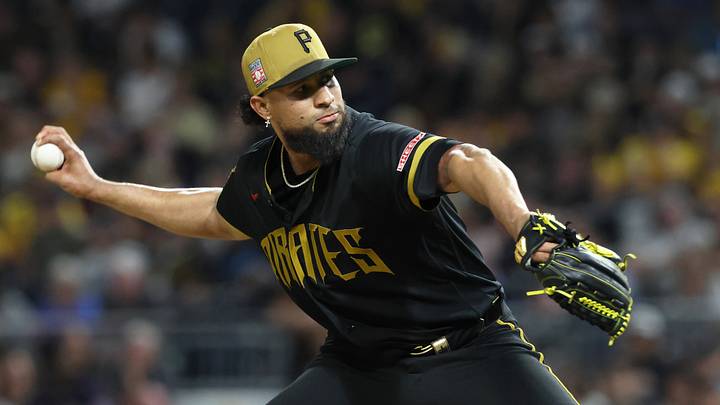 Jul 24, 2026; Pittsburgh, Pennsylvania, USA; Pittsburgh Pirates relief pitcher Yohan Ramírez (49) pitches against the Chicago Cubs during the tenth inning at PNC Park. Mandatory Credit: Charles LeClaire-Imagn Images Jul 24, 2026; Pittsburgh, Pennsylvania, USA; Pittsburgh Pirates relief pitcher Yohan Ramírez (49) pitches against the Chicago Cubs during the tenth inning at PNC Park. Mandatory Credit: Charles LeClaire-Imagn Images