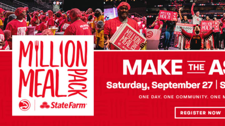Atlanta Hawks and State Farm Set to Rally More Than 5,000 Volunteers for Fifth Million Meal Pack Atlanta Hawks and State Farm Set to Rally More Than 5,000 Volunteers for Fifth Million Meal Pack