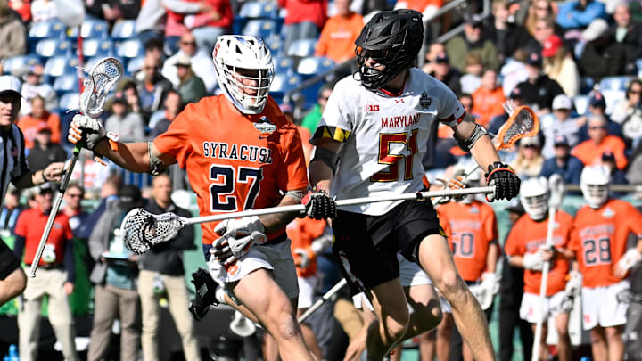 In an epic battle, No. 2 Syracuse men's lacrosse will host No. 1 Maryland on Friday evening. Here's how to watch. In an epic battle, No. 2 Syracuse men's lacrosse will host No. 1 Maryland on Friday evening. Here's how to watch.