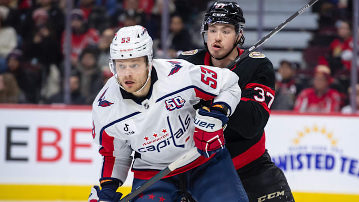 Ethen Frank, Washington Capitals Mandatory Credit: Marc DesRosiers-Imagn Images