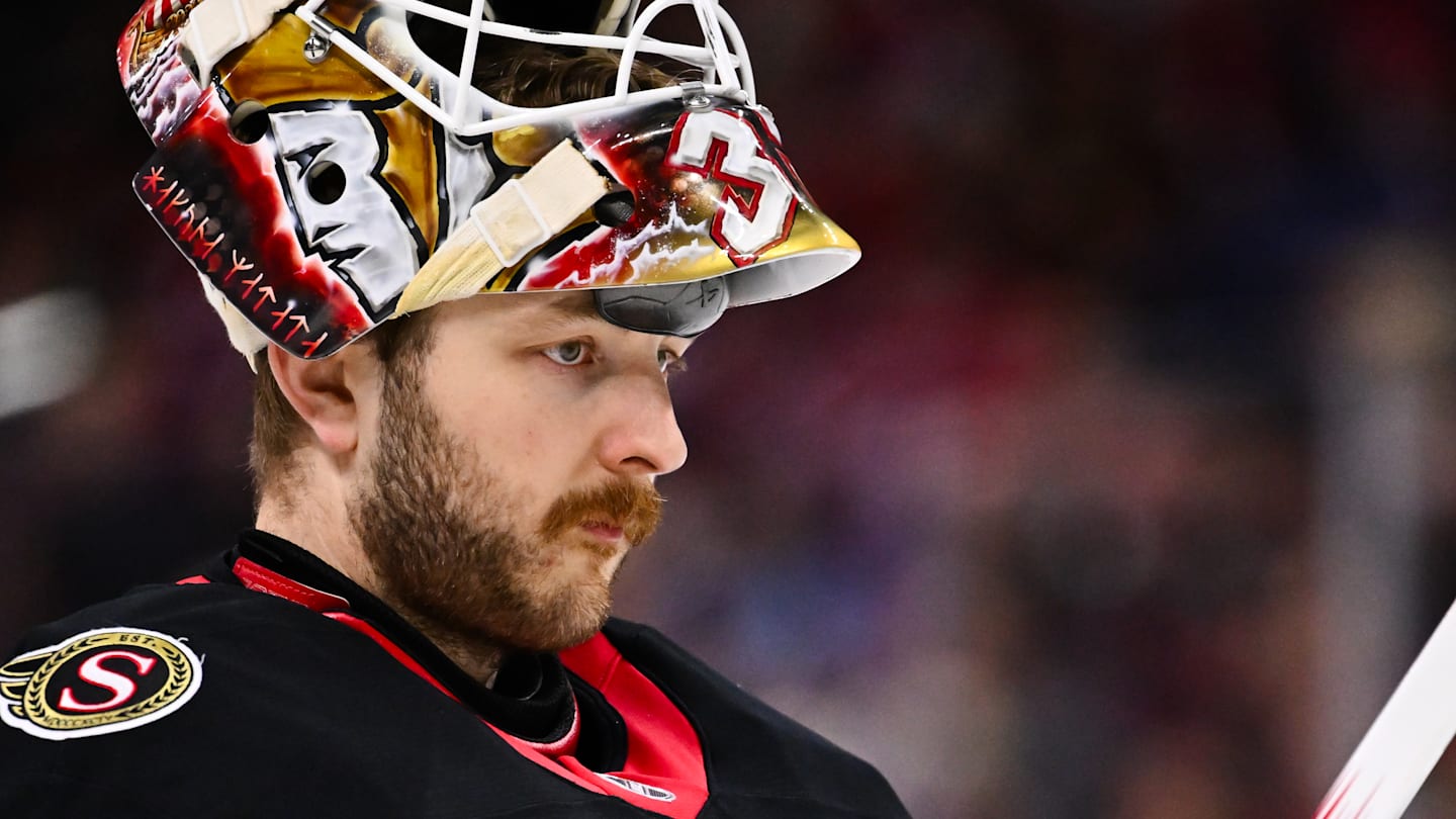 Dynamic Biron: Linus Ullmark Has To Stand Tall Today Moment Digital Art