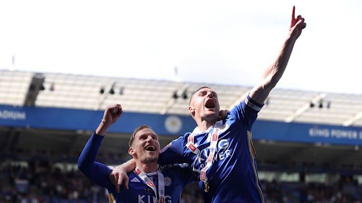 Jamie Vardy and Marc Albrighton