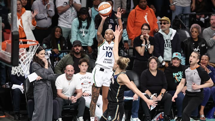 Williams scored eight of the last 10 points in regulation for the Lynx and five of the last seven in overtime of Game 1. Williams scored eight of the last 10 points in regulation for the Lynx and five of the last seven in overtime of Game 1.