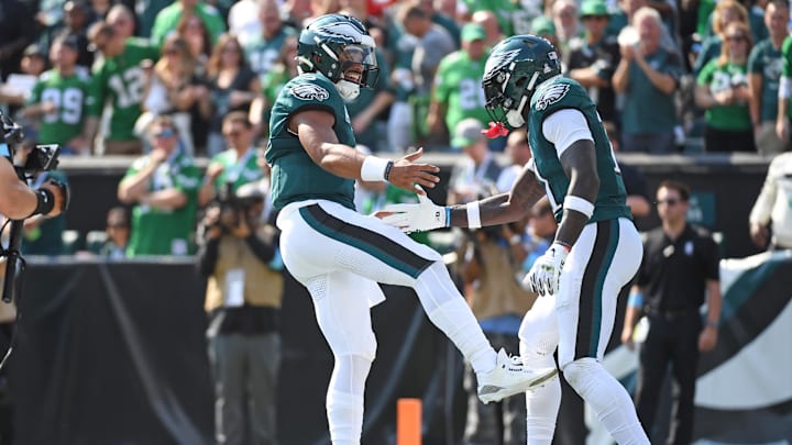 A.J. Brown has 48 receptions for 836 yards and four touchdowns in 10 games this season.