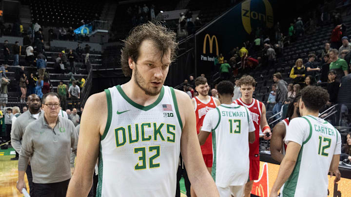 Oregon's Nate Bittle Oregon's Nate Bittle