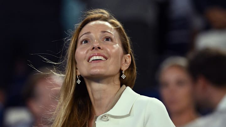 Jelena Djokovic at the 2025 Australian Open.