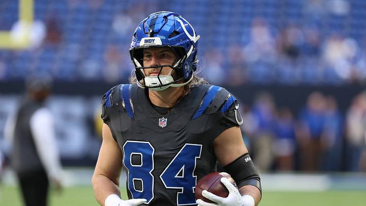 Indianapolis Colts tight end Tyler Warren. Indianapolis Colts tight end Tyler Warren.