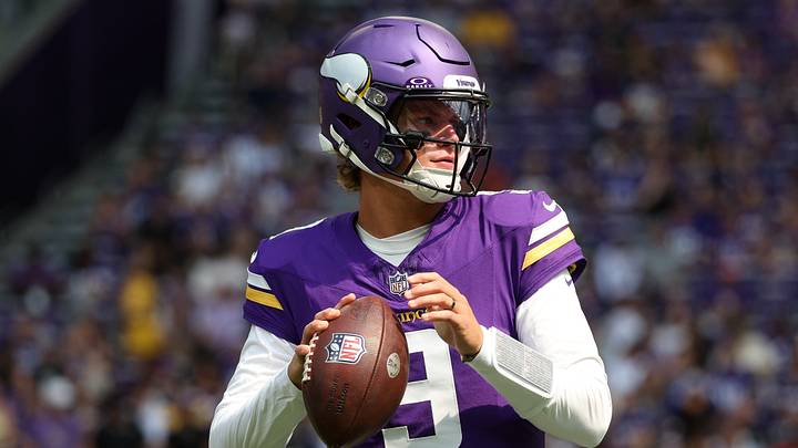 Aug 22, 2026; Minneapolis, Minnesota, USA; Minnesota Vikings quarterback J.J. McCarthy (9) warms up before the game against the Baltimore Ravens at U.S. Bank Stadium. Mandatory Credit: Matt Krohn-Imagn Images Aug 22, 2026; Minneapolis, Minnesota, USA; Minnesota Vikings quarterback J.J. McCarthy (9) warms up before the game against the Baltimore Ravens at U.S. Bank Stadium. Mandatory Credit: Matt Krohn-Imagn Images