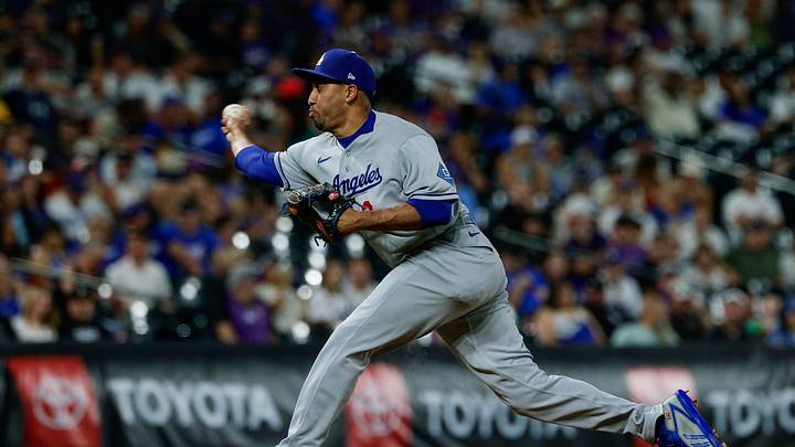 Aug 17, 2026; Denver, Colorado, USA; Los Angeles Dodgers relief pitcher Edwin Diaz (3) pitches in the ninth inning against the Colorado Rockies at Coors Field. Mandatory Credit: Isaiah J. Downing-Imagn Images Aug 17, 2026; Denver, Colorado, USA; Los Angeles Dodgers relief pitcher Edwin Diaz (3) pitches in the ninth inning against the Colorado Rockies at Coors Field. Mandatory Credit: Isaiah J. Downing-Imagn Images