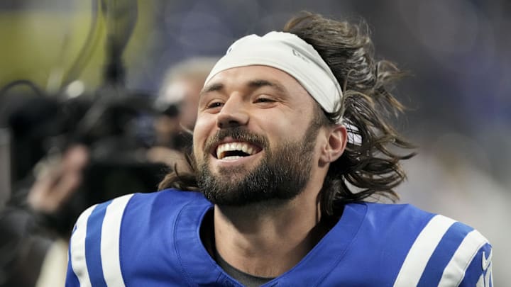 Dec 31, 2023; Indianapolis, Indiana, USA; Indianapolis Colts quarterback Gardner Minshew II (10). 