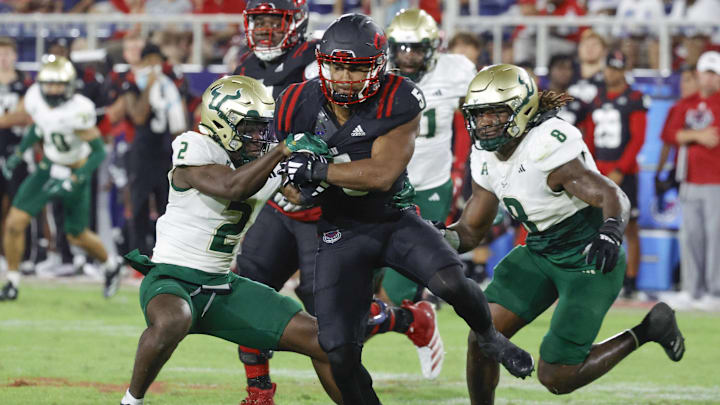 Safety Tavin Ward (2) is a leader on USF's defense