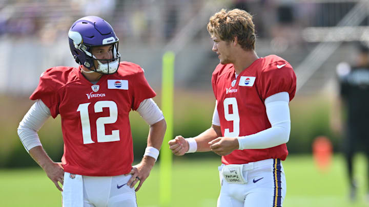 Nick Mullens and J.J. McCarthy