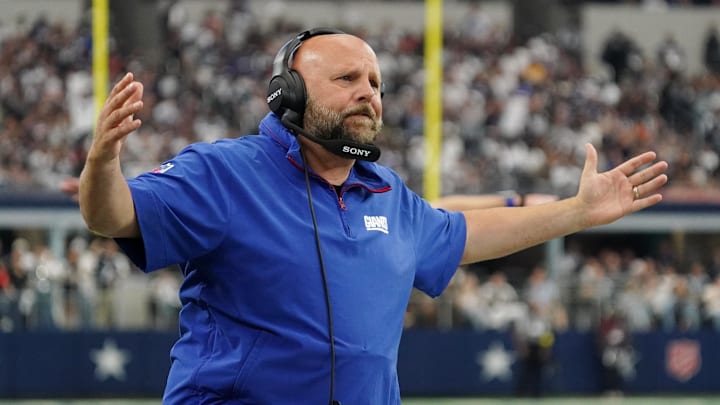 Giants head coach Brian Daboll said he was not taking a verbal shots at the team's medical staff Thursday. 