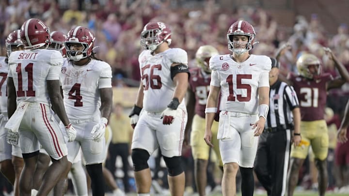 Alabama Crimson Tide quarterback Ty Simpson