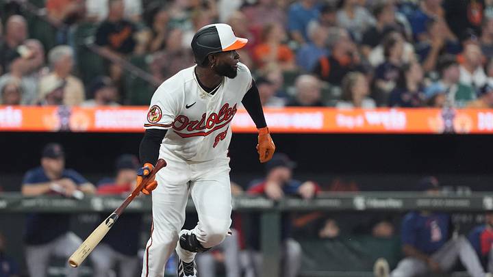 Sep 3, 2026; Baltimore, Maryland, USA; Baltimore Orioles center fielder Luis Robert Jr. (88) hits a home run against the Boston Red Sox during the fourth inning at Oriole Park at Camden Yards. Mandatory Credit: Gregory Fisher-Imagn Images Sep 3, 2026; Baltimore, Maryland, USA; Baltimore Orioles center fielder Luis Robert Jr. (88) hits a home run against the Boston Red Sox during the fourth inning at Oriole Park at Camden Yards. Mandatory Credit: Gregory Fisher-Imagn Images