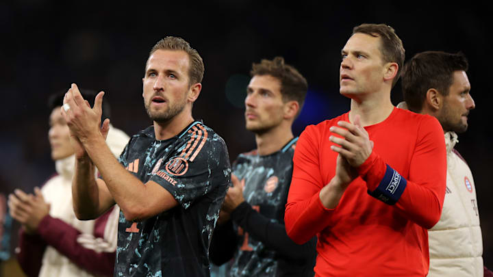 Harry Kane (l.) und Manuel Neuer (r.)