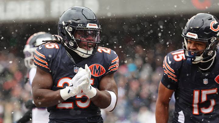 Chicago Bears running back Kyle Monangai.