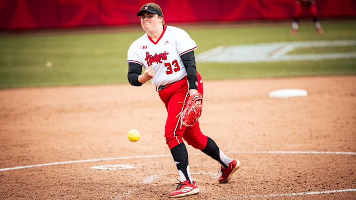 Emmerson Cope delivers a pitch Saturday against Ohio State in a 13-12 loss.