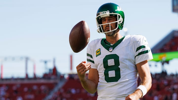 New York Jets quarterback Aaron Rodgers