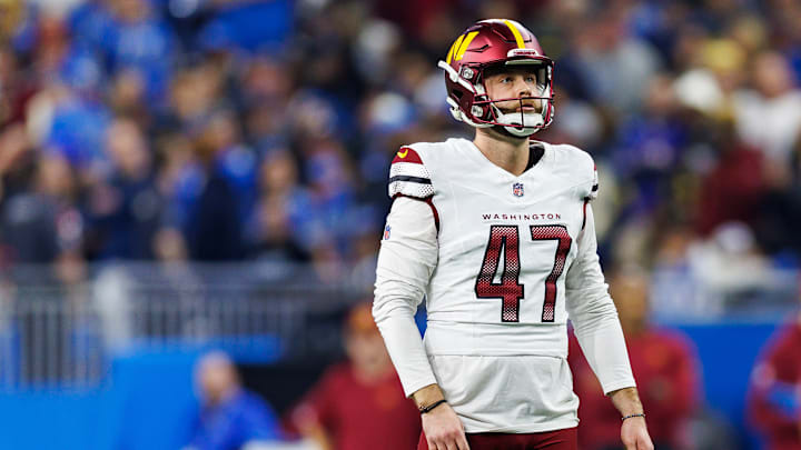Washington Commanders kicker Zane Gonzalez (47)