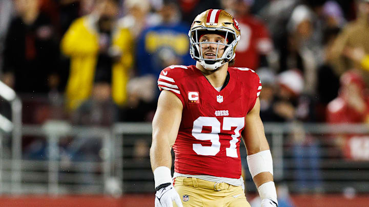 San Francisco 49ers edge rusher Nick Bosa San Francisco 49ers edge rusher Nick Bosa