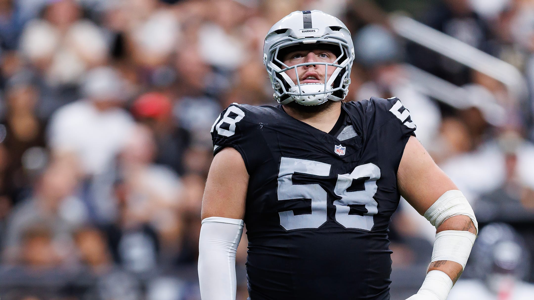 Raiders need more than this proposed package to trade Jackson Powers-Johnson