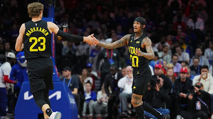 Lauri Markkanen, Jordan Clarkson, Utah Jazz