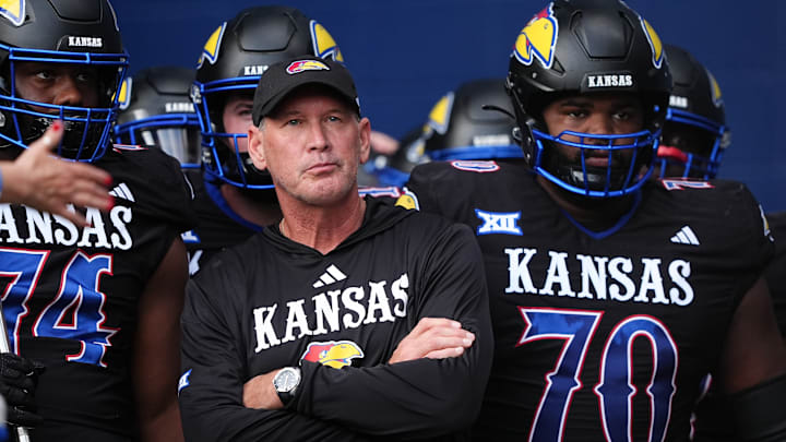 Kansas football head coach Lance Keipold
